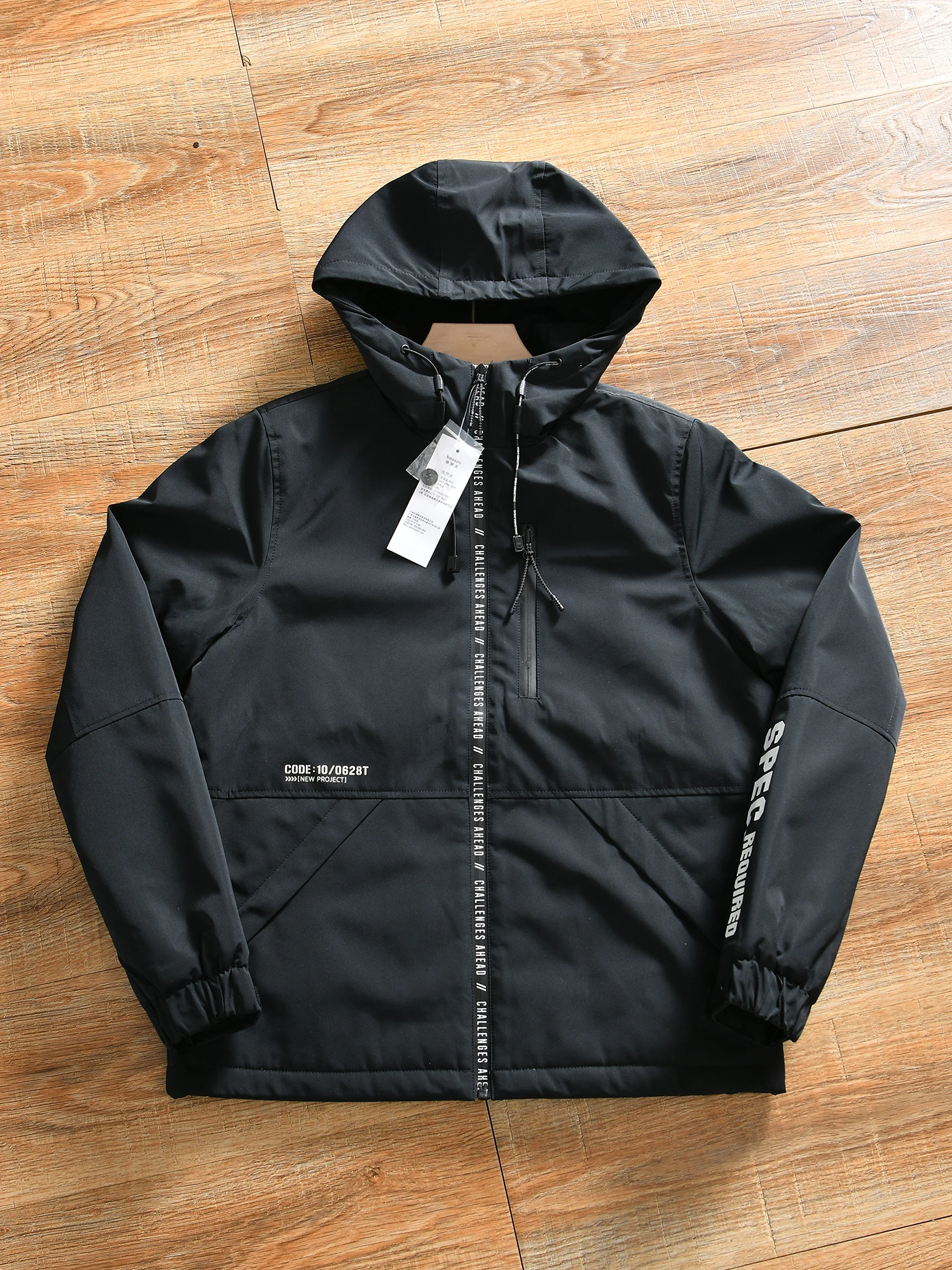 Men's Outdoor Casual Hooded Cotton Jacket Windproof Warm Pressed Zipper Polyester Fiber Long Sleeve Short Style Pure Color
Men's Outdoor Casual Hooded Cotton Jacket Windproof Warm Pressed Zipper Polyester Fiber Long Sleeve Short Style Pure Color