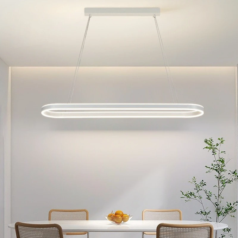 Modern Elliptical Strip Minimalist Design Led Pendant Lamp Aluminium for Table Dining Room Office Dimmable Hanging Light Fixture
Modern Elliptical Strip Minimalist Design Led Pendant Lamp Aluminium for Table Dining Room Office Dimmable Hanging Light Fixture
