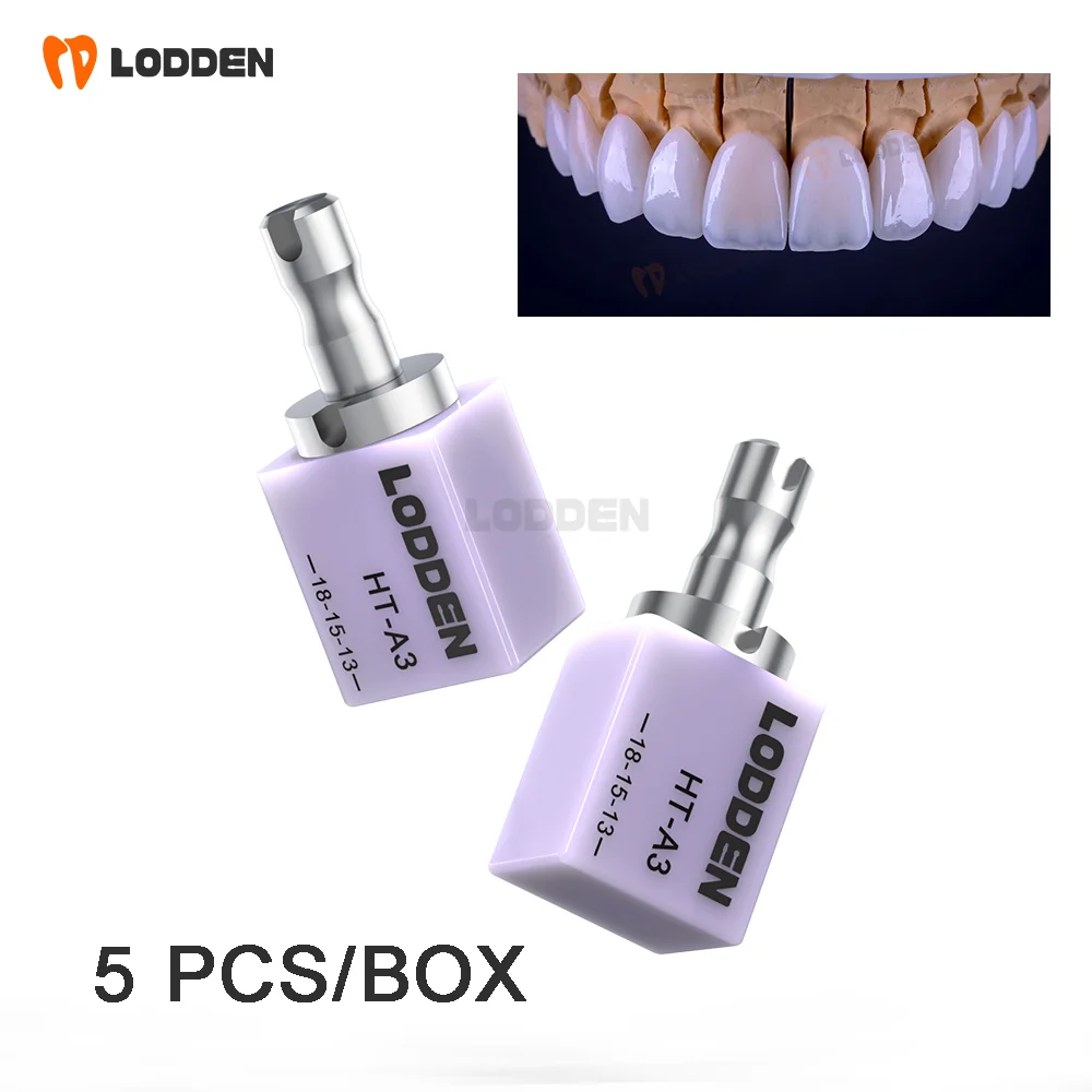LODDEN Dental Lithium Disilicate Blocks Chairside Glass-Ceramic Blocks Sirona System In Dental Lab CAD CAM
LODDEN Dental Lithium Disilicate Blocks Chairside Glass-Ceramic Blocks Sirona System In Dental Lab CAD CAM