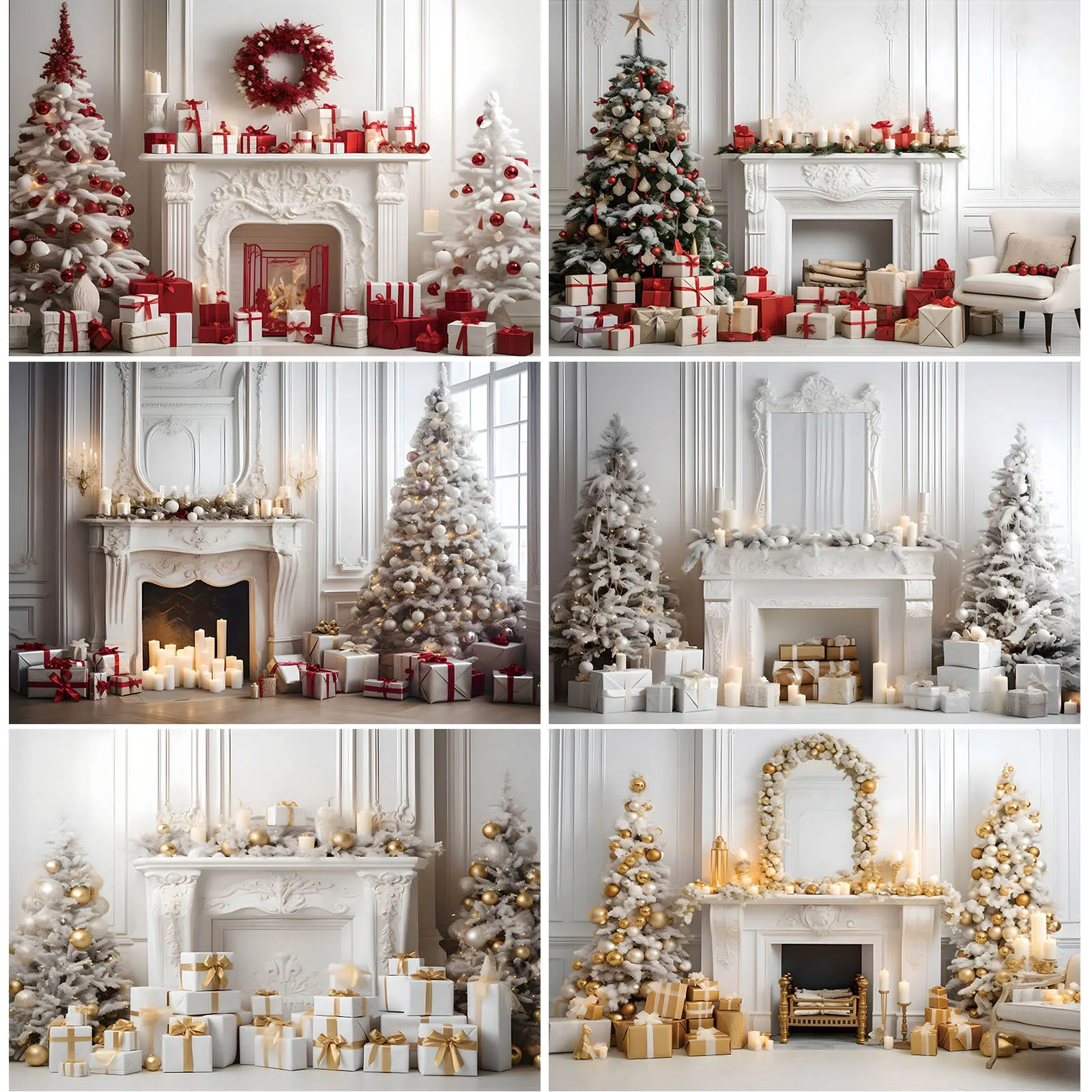Indoor Stove Christmas Photography Background Xmas Snow Tree Santa Gift White Wall Kid Family Portrait Party Decoration Backdrop
Indoor Stove Christmas Photography Background Xmas Snow Tree Santa Gift White Wall Kid Family Portrait Party Decoration Backdrop