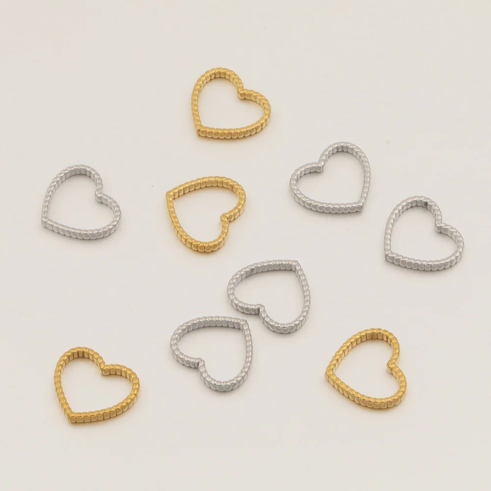Cordial Design 100Pcs 14*16MM Stainless Steel Charms/Hand Made/Heart Shape/Jewelry Findings & Components/DIY Connectors #194403
Cordial Design 100Pcs 14*16MM Stainless Steel Charms/Hand Made/Heart Shape/Jewelry Findings & Components/DIY Connectors #194403