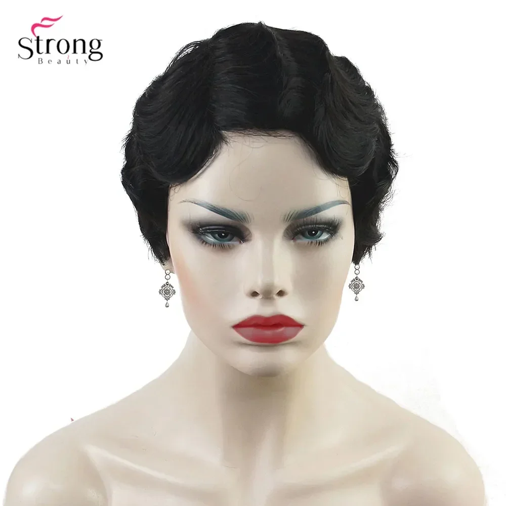 Wine red/Black African Short Finger Waves Hairstyles Human Hair Wig Flapper Hairstyle Wig For Black Women
Wine red/Black African Short Finger Waves Hairstyles Human Hair Wig Flapper Hairstyle Wig For Black Women
