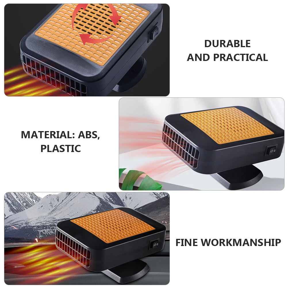 Portable Car Heater Windshield Defroster Auto Defogger Adjustable Fan Vehicle Long Saving ABS Plastic Compact 360
Portable Car Heater Windshield Defroster Auto Defogger Adjustable Fan Vehicle Long Saving ABS Plastic Compact 360