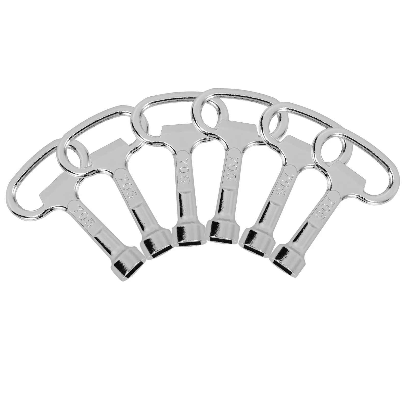 6pcs Utility Keys Zinc Alloy Valve Tool For Radiator Air Vent Water Meter Shut-Off Plumbing Bleeding Socket Hand Tool Multi
6pcs Utility Keys Zinc Alloy Valve Tool For Radiator Air Vent Water Meter Shut-Off Plumbing Bleeding Socket Hand Tool Multi
