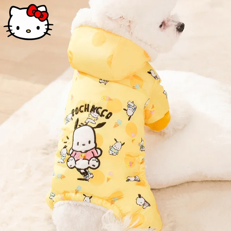 Kawaii Sanrio Pochacco Pet Clothes Cute Cartoon Winter Pet Anti Hair Loss Plus Velvet Thickened Cat and Dog Warm Clothes Gift
Kawaii Sanrio Pochacco Pet Clothes Cute Cartoon Winter Pet Anti Hair Loss Plus Velvet Thickened Cat and Dog Warm Clothes Gift
