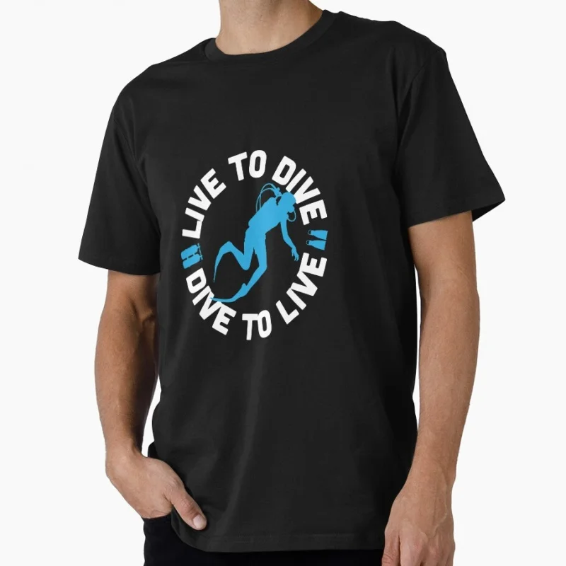 Live To Dive - Dive To Live - Scuba Diving Funny Gift T-shirt 100% Cotton tee Short Sleeve Graphic Clothes All size Tops S-6XL
Live To Dive - Dive To Live - Scuba Diving Funny Gift T-shirt 100% Cotton tee Short Sleeve Graphic Clothes All size Tops S-6XL
