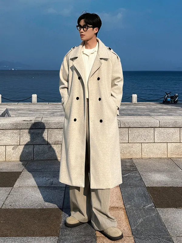 TANGZ STUDIO Briti Sle Мужское шерстяное пальто средней длины ниже колена с поясом, ветрозащитная верхняя одежда, модная модель средней длины
TANGZ STUDIO Briti Sle Мужское шерстяное пальто средней длины ниже колена с поясом, ветрозащитная верхняя одежда, модная модель средней длины