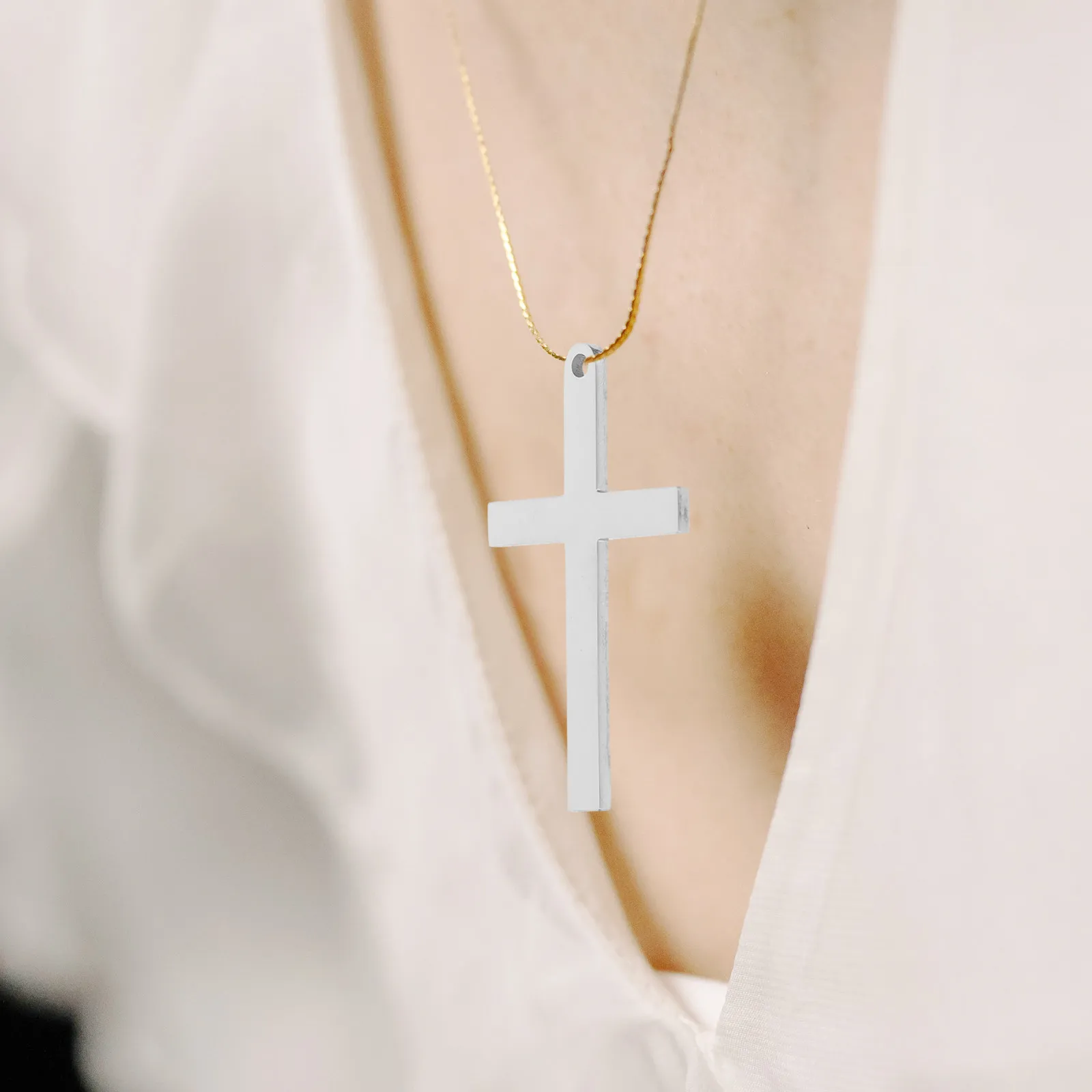10Pcs Cross Pendants Stainless Steel Charms for Necklace Making DIY Prayer Jewelry Religious Bracelet Accessories Faith Craft
10Pcs Cross Pendants Stainless Steel Charms for Necklace Making DIY Prayer Jewelry Religious Bracelet Accessories Faith Craft