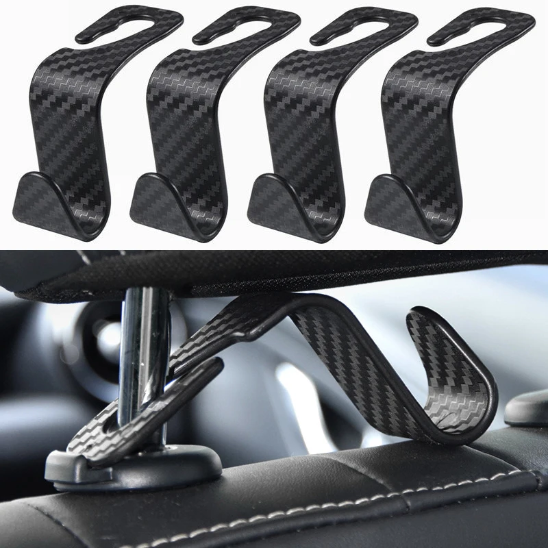 Car Carbon Fiber Headrest Hidden Hook Car Seat Back Hook Hanger Organizer Holder Bracket for Handbag Auto Interior Accessories
Car Carbon Fiber Headrest Hidden Hook Car Seat Back Hook Hanger Organizer Holder Bracket for Handbag Auto Interior Accessories