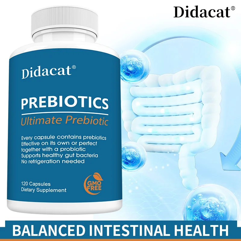 Prebiotic Capsules, Natural Daily Supplement for Intestinal & Digestive Wellness, Relieve Bloating, Plant Formula for Adults
Prebiotic Capsules, Natural Daily Supplement for Intestinal & Digestive Wellness, Relieve Bloating, Plant Formula for Adults