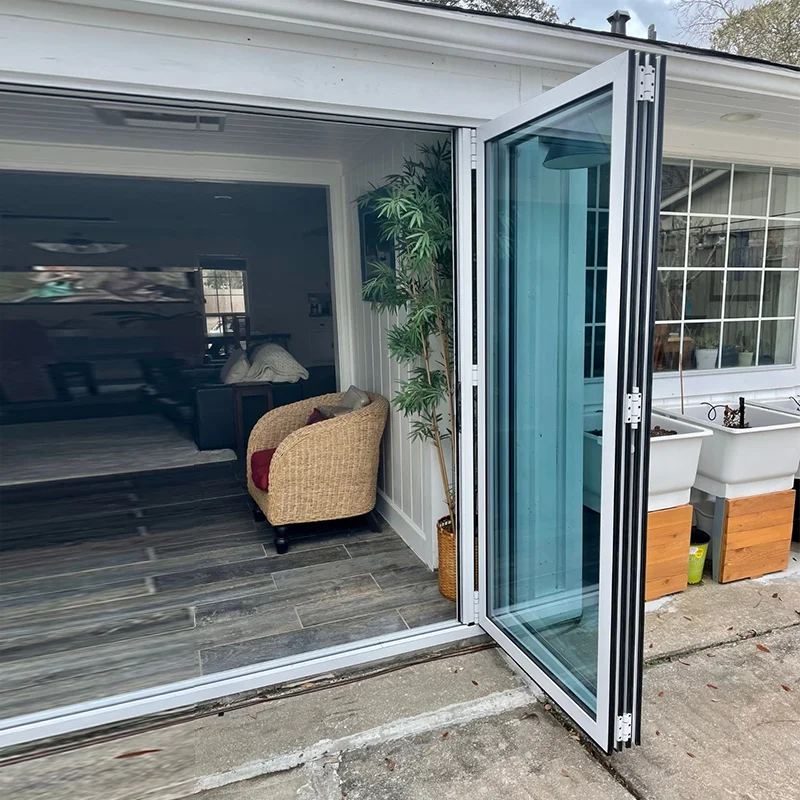 Modern Aluminum Alloy Frame Double Glazed Glass Folding Door Living Room Stacking Doors High Quality Accordion Folding Doors
Modern Aluminum Alloy Frame Double Glazed Glass Folding Door Living Room Stacking Doors High Quality Accordion Folding Doors