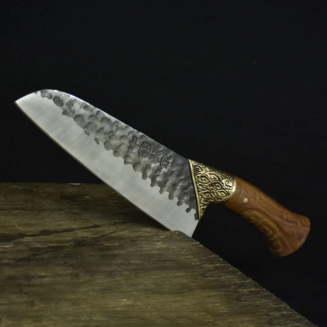 8,5-дюймовый нож Santoku с деревянной ручкой, кованый нож ручной работы шеф-повара, нож для нарезки мяса, овощей, барбекю, гиру, японский кухонный острый нож
8,5-дюймовый нож Santoku с деревянной ручкой, кованый нож ручной работы шеф-повара, нож для нарезки мяса, овощей, барбекю, гиру, японский кухонный острый нож