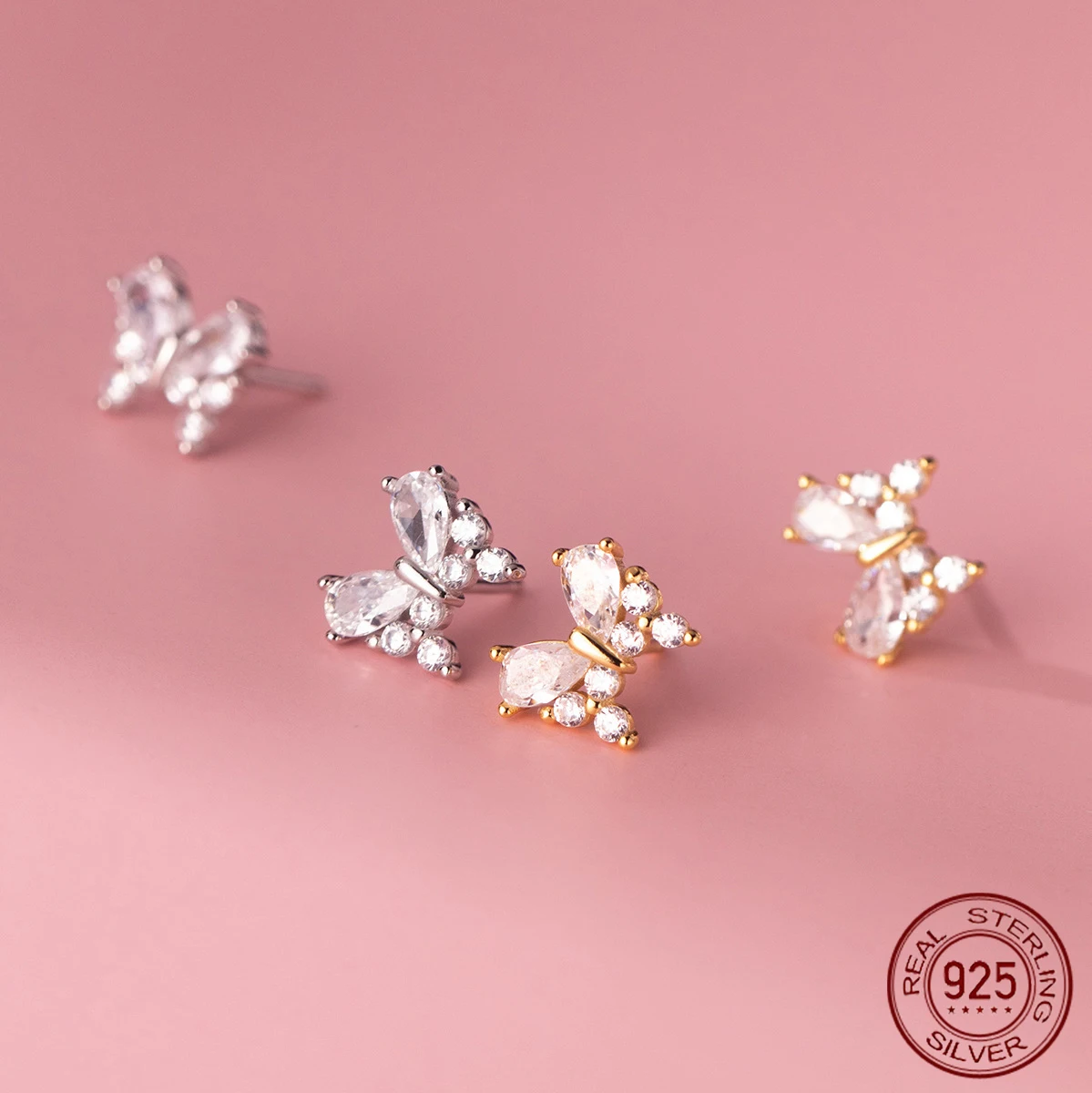 La Monada Exquisite 925 Sterling Silver Women's Earrings Cute Butterfly Cubic Zirconia Accents Elegant CZ Jewelry Featuring
La Monada Exquisite 925 Sterling Silver Women's Earrings Cute Butterfly Cubic Zirconia Accents Elegant CZ Jewelry Featuring