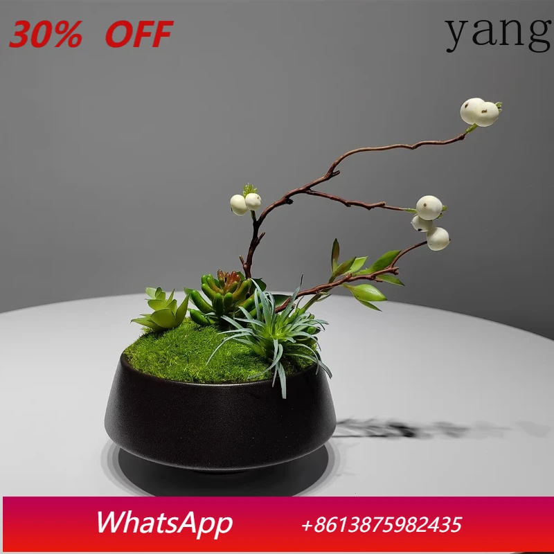 LH simple new Chinese style small fresh moss floral simulation small pot flower ornament ornament
LH simple new Chinese style small fresh moss floral simulation small pot flower ornament ornament