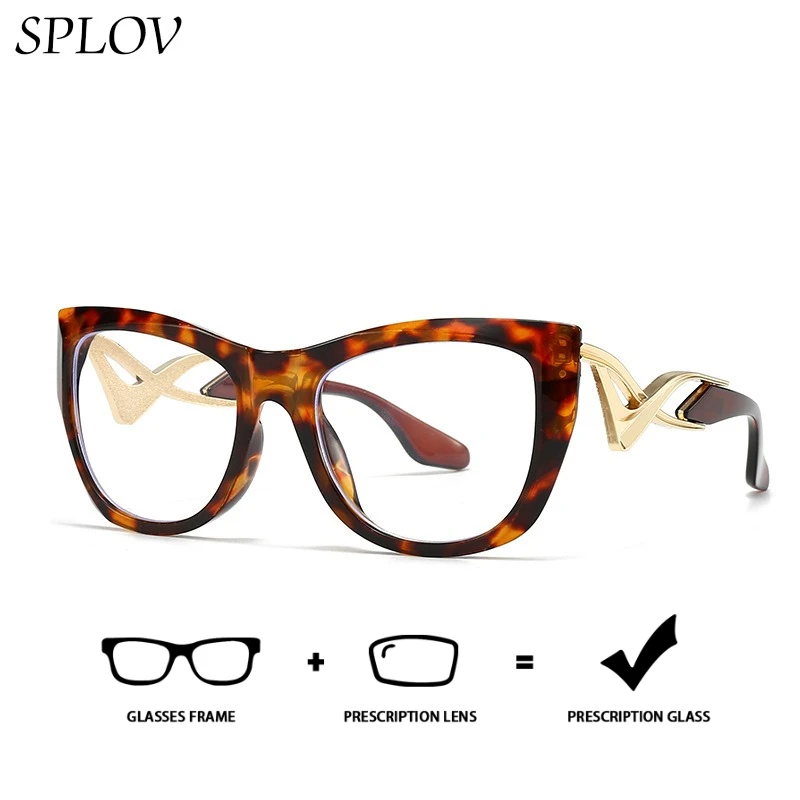 SPLOV Prescription Glasses Luxury Cat Eye Frame Design for Women, Anti Custom Blue Light Photochromic Prescription Glasses
SPLOV Prescription Glasses Luxury Cat Eye Frame Design for Women, Anti Custom Blue Light Photochromic Prescription Glasses