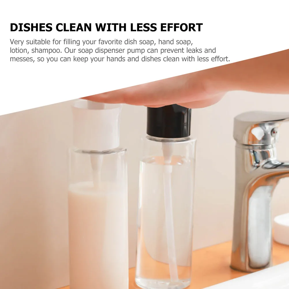 2pcs Refillable Plastic Pump Soap Leakproof Travel Bottle Portable Liquid Container Sturdy Design Reusable Bathroom for Home
2pcs Refillable Plastic Pump Soap Leakproof Travel Bottle Portable Liquid Container Sturdy Design Reusable Bathroom for Home