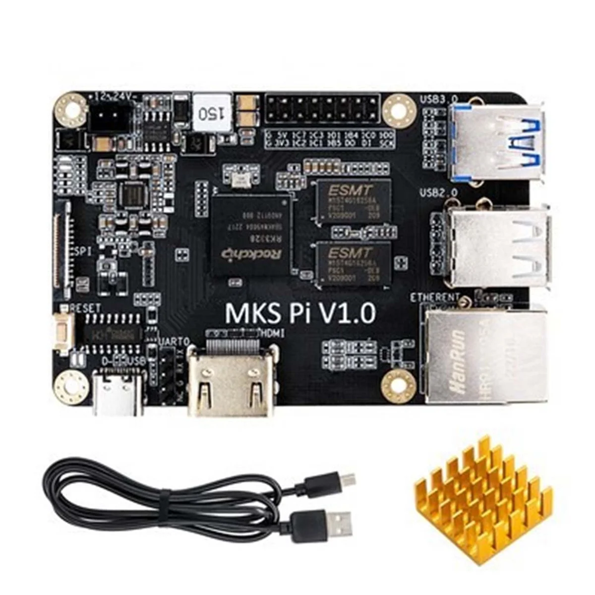 MKS PI KLIPPER Motherboard Controller 64Bits SOC Onboard KlipperScreen for Voron Compatible for Raspberry Pi -A
MKS PI KLIPPER Motherboard Controller 64Bits SOC Onboard KlipperScreen for Voron Compatible for Raspberry Pi -A
