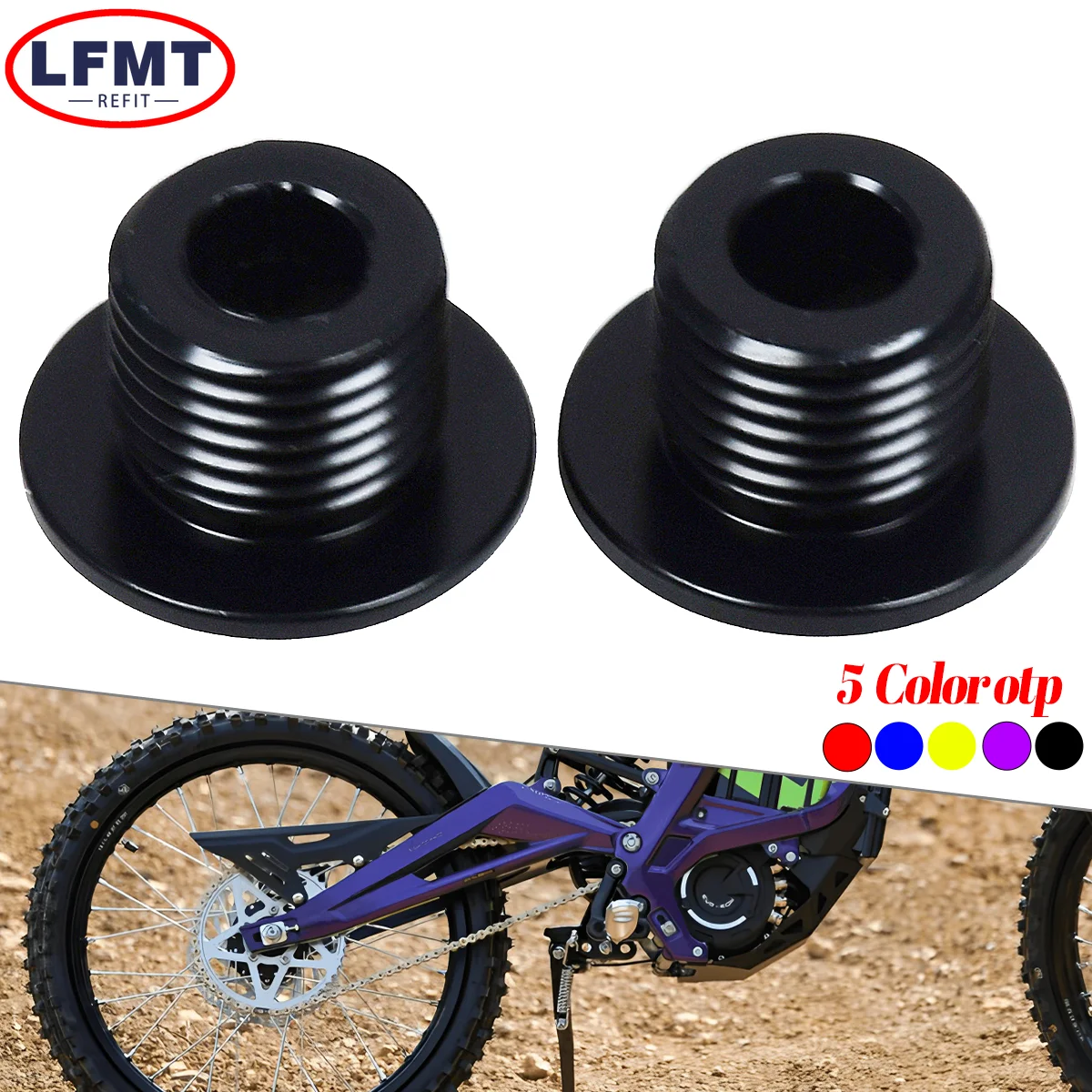 CNC Aluminum Front Wheel Axle Bolt Nut For Sur-Ron Surron Light Bee X Light Bee S L1E For Segway X160 X260 Electric Motorcycle
CNC Aluminum Front Wheel Axle Bolt Nut For Sur-Ron Surron Light Bee X Light Bee S L1E For Segway X160 X260 Electric Motorcycle
