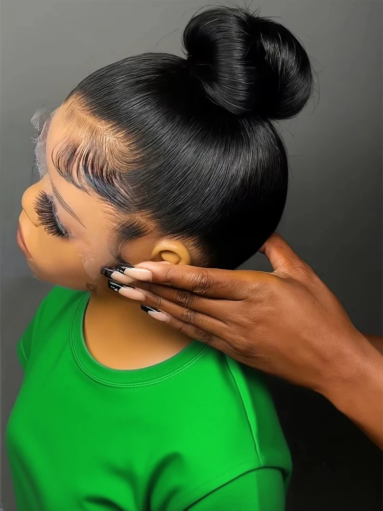 360 Lace Frontal Wigs Human Hair 250% Density Bone Straight Wigs for Women HD Full Lace Frontal Wig Human Hair High Ponytail
360 Lace Frontal Wigs Human Hair 250% Density Bone Straight Wigs for Women HD Full Lace Frontal Wig Human Hair High Ponytail