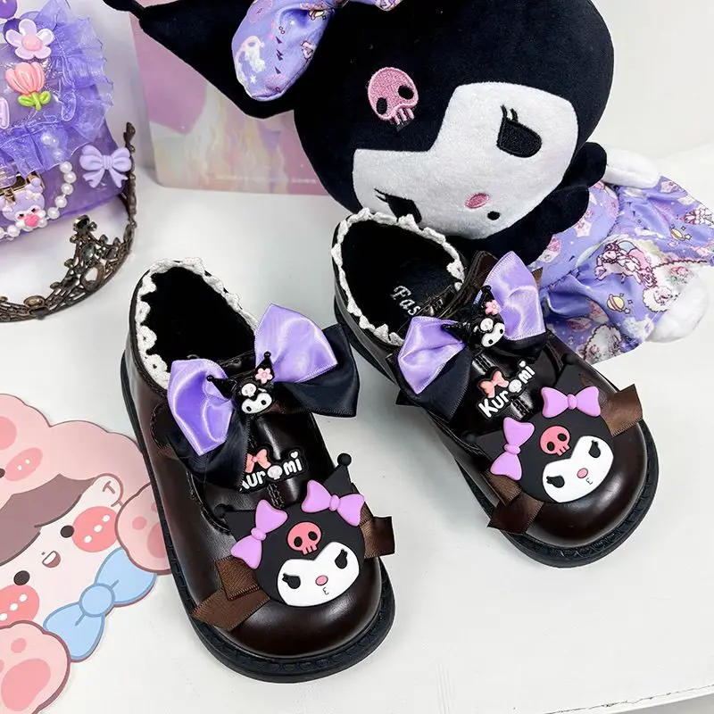 Kuromi Anime Kawaii Sanrio Ins Fashion Leather Shoes Children Cute Cartoon Soft Y2K Princess Shoes Lovely Gifts for Kids
Kuromi Anime Kawaii Sanrio Ins Fashion Leather Shoes Children Cute Cartoon Soft Y2K Princess Shoes Lovely Gifts for Kids