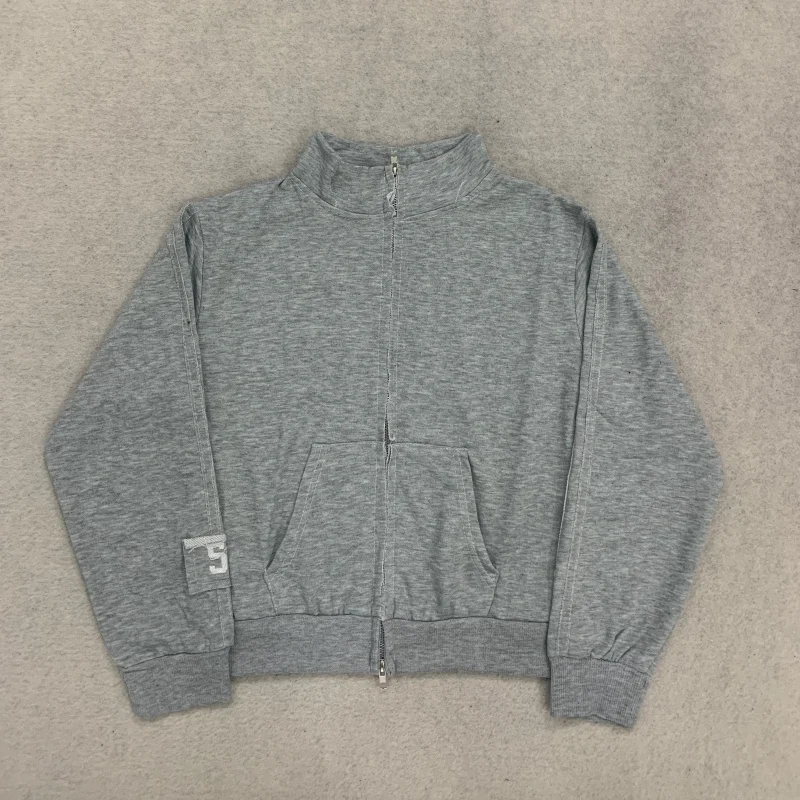 Casual sports jacket, Spring and Autumn style street fashion American retro solid color basic cardigan sweatshirt
Casual sports jacket, Spring and Autumn style street fashion American retro solid color basic cardigan sweatshirt