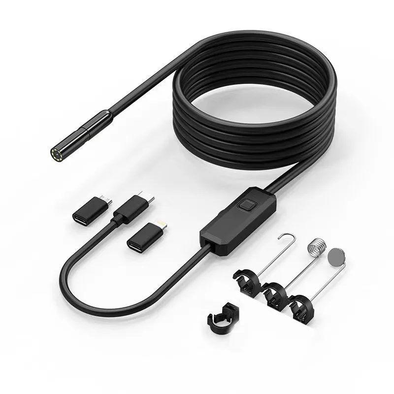 W400-D 3 In1 7.9mm 5m Rigid 1440P HD IP67 Waterproof Smartphone Endoscope Video Inspection Endoscope Camera Industrial
W400-D 3 In1 7.9mm 5m Rigid 1440P HD IP67 Waterproof Smartphone Endoscope Video Inspection Endoscope Camera Industrial