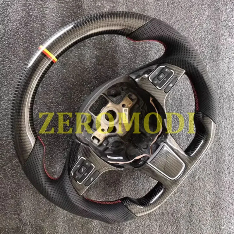 Smooth Perforated Leather steering wheel flat bottom For VW Volkswagen Touareg 2011-2018
Smooth Perforated Leather steering wheel flat bottom For VW Volkswagen Touareg 2011-2018