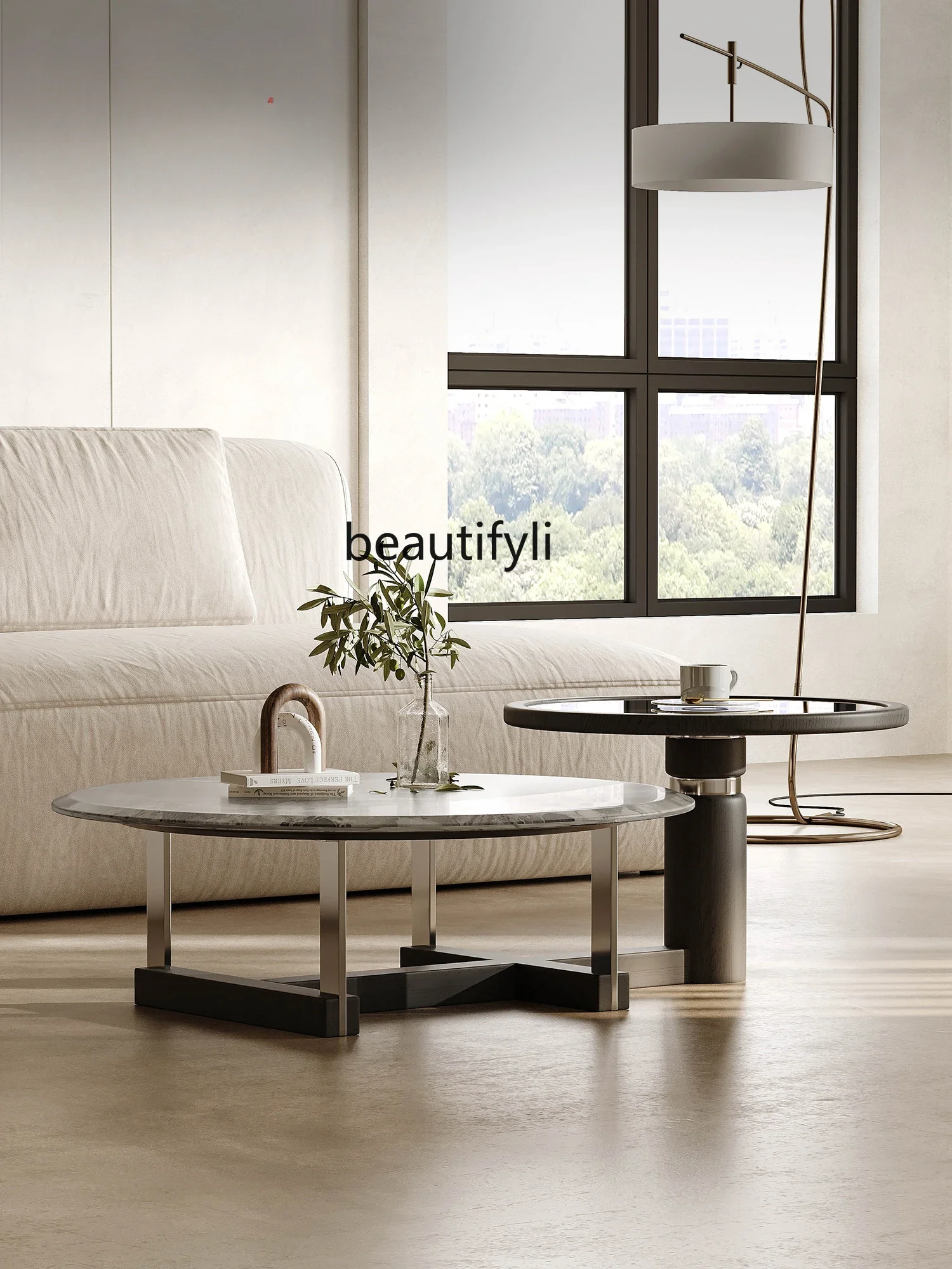 zxqItalian High-End Marble Size round Coffee Table Combination Light Luxury High-Grade Wood Leather Home living room furniture
zxqItalian High-End Marble Size round Coffee Table Combination Light Luxury High-Grade Wood Leather Home living room furniture