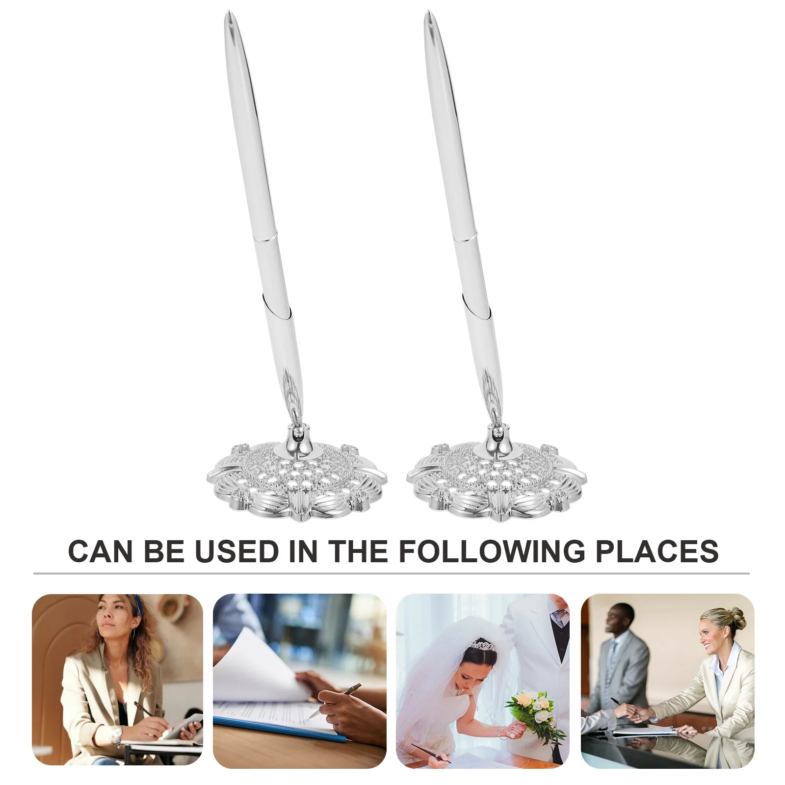 2pcs Signature Pen Office Desk Ballpoint Pens Smooth Writing Comfortable Grip Vertical Stand Design Conference
2pcs Signature Pen Office Desk Ballpoint Pens Smooth Writing Comfortable Grip Vertical Stand Design Conference