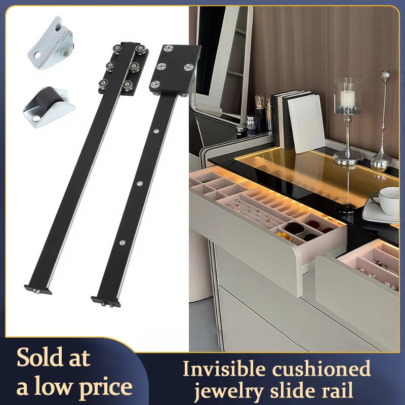 Hidden Jewelry Cabinet Bottom Mounted Slide Rail Silent Buffer Display Cabinet Drawer Bottom Telescopic Guide Rail Hardware
Hidden Jewelry Cabinet Bottom Mounted Slide Rail Silent Buffer Display Cabinet Drawer Bottom Telescopic Guide Rail Hardware