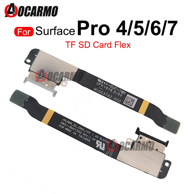 Устройство чтения SIM-карт памяти SD TF с гибким кабелем для Microsoft Surface Pro 4 5 6 7 Plus 7 + Pro5 1796 Pro6 Pro4 1724 ProX Замена
Устройство чтения SIM-карт памяти SD TF с гибким кабелем для Microsoft Surface Pro 4 5 6 7 Plus 7 + Pro5 1796 Pro6 Pro4 1724 ProX Замена