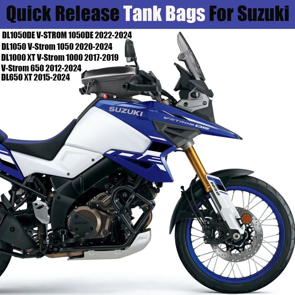 Fuel Tank Bag Luggage For SUZUKI V-STROM 800 1050 DE DL1050 DL1000 DL650 XT 800SE 250SX Navigation Waterproof Bag Quick Loc
Fuel Tank Bag Luggage For SUZUKI V-STROM 800 1050 DE DL1050 DL1000 DL650 XT 800SE 250SX Navigation Waterproof Bag Quick Loc