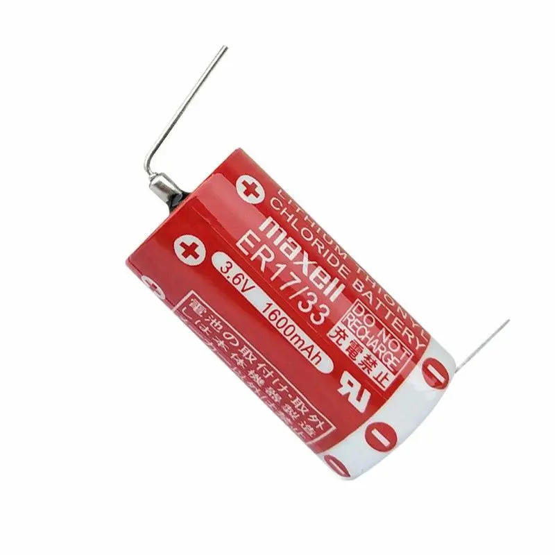 2pcs/lot ER17/33 3.6V With Weld Leg PLC Industrial Lithium Battery Accessories
2pcs/lot ER17/33 3.6V With Weld Leg PLC Industrial Lithium Battery Accessories