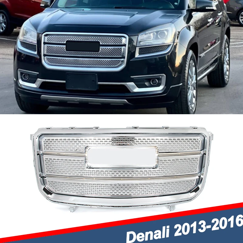 Для GMC Acadia Denali 2013 2014 2015 2016, передний бампер, верхняя решетка в сборе, сотовая решетка радиатора, хром 22814532
Для GMC Acadia Denali 2013 2014 2015 2016, передний бампер, верхняя решетка в сборе, сотовая решетка радиатора, хром 22814532