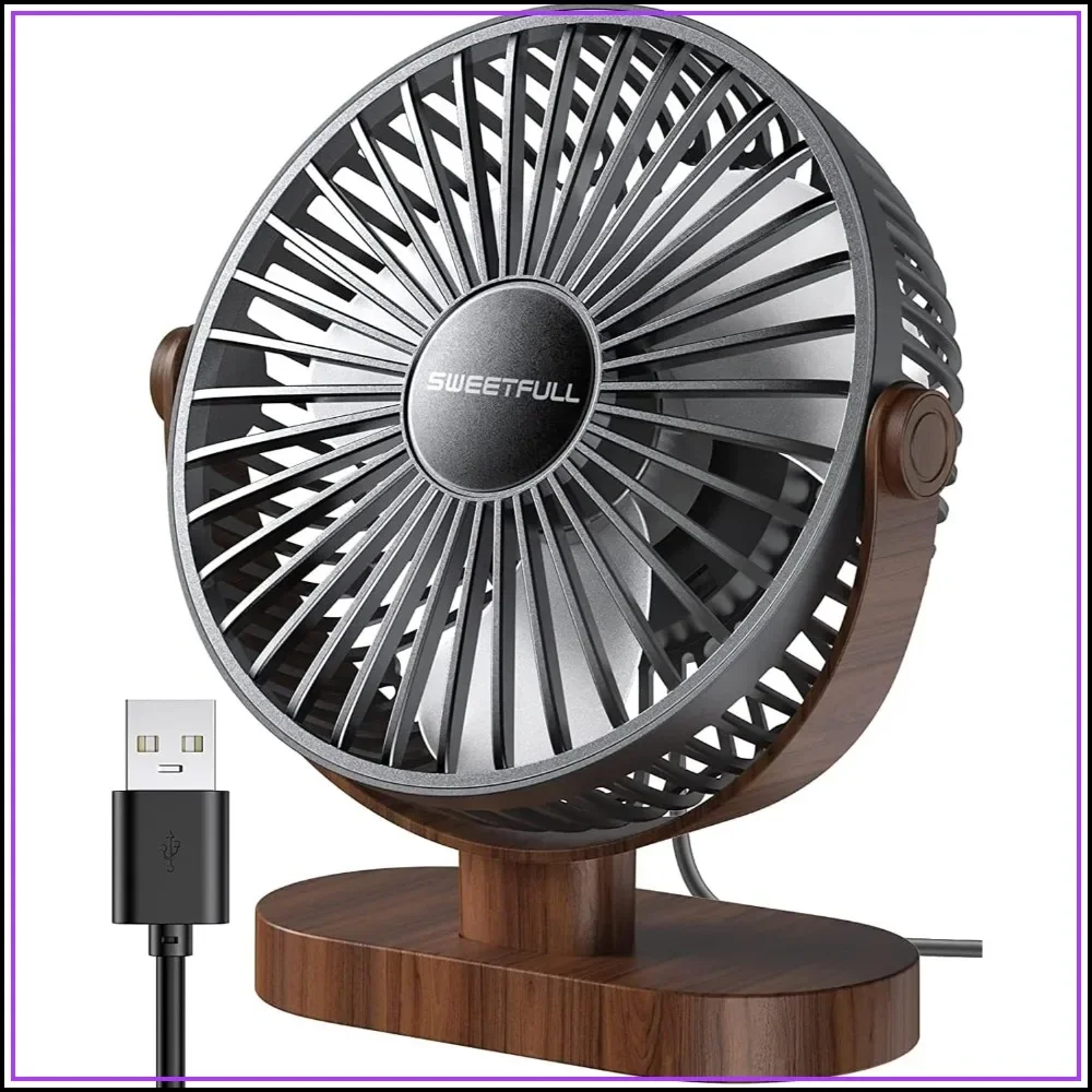 6.5 Inch USB Desk Fan, 3 Speeds Quiet Portable Table Fan, 360° Adjustment Mini Fan for Home Office Travel
6.5 Inch USB Desk Fan, 3 Speeds Quiet Portable Table Fan, 360° Adjustment Mini Fan for Home Office Travel
