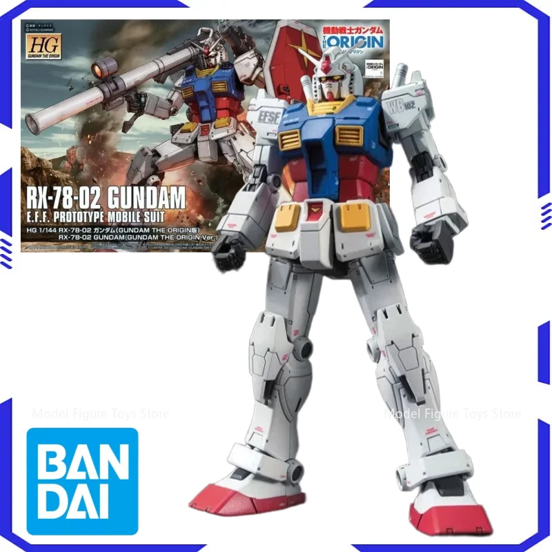 Bandai Genuíno 1/144 HG-RX-78-02 Gundam Original model kit assembly model anime action character assembly model toy boy gift
Bandai Genuíno 1/144 HG-RX-78-02 Gundam Original model kit assembly model anime action character assembly model toy boy gift