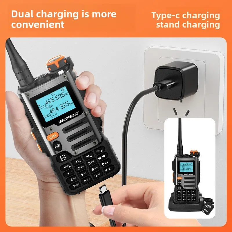 BAOFENG BF-K68 Full Band Walkie Talkie 5W High Power Anti-interference Handheld Radio for Outdoor Use
BAOFENG BF-K68 Full Band Walkie Talkie 5W High Power Anti-interference Handheld Radio for Outdoor Use