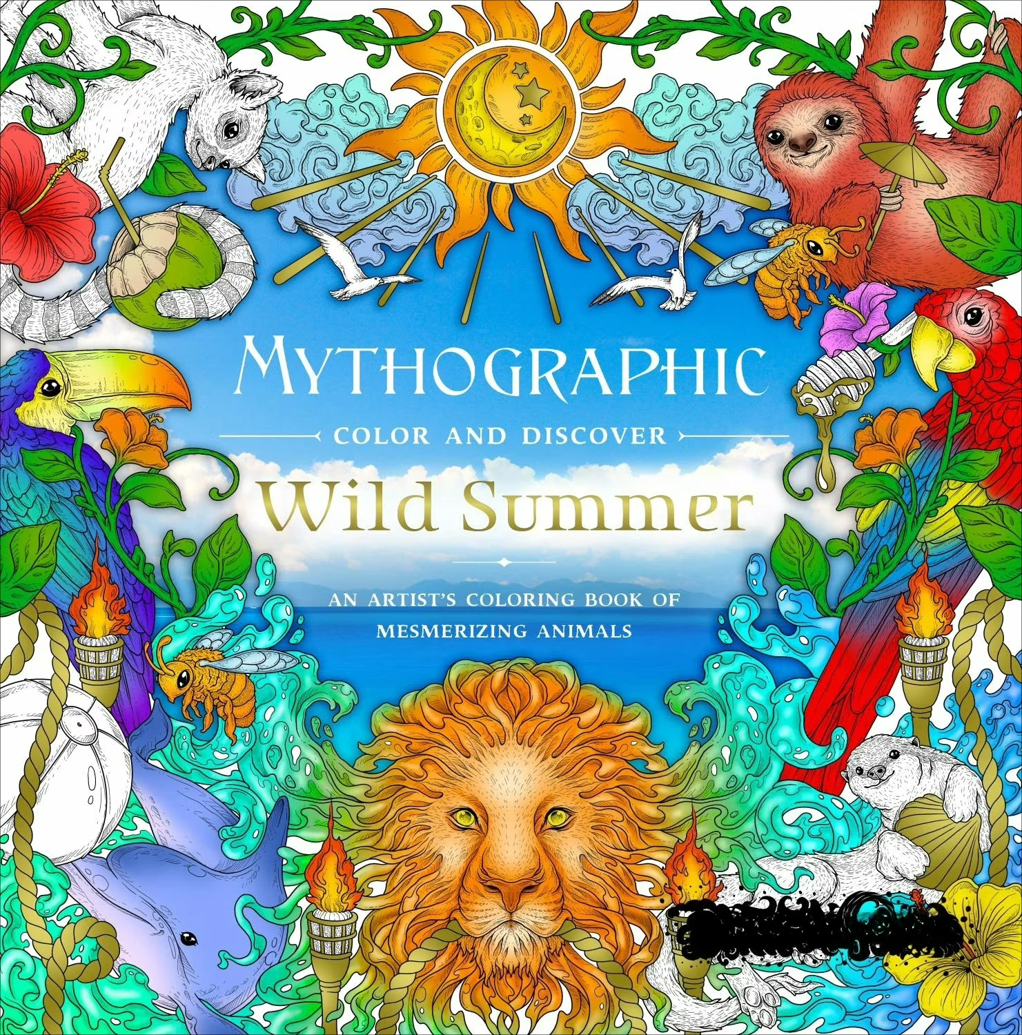 Mythographic Color and Discover: Wild Summer: An Artist's Coloring Book of Mesmerizing Animals, 96 pages (Paperback)
Mythographic Color and Discover: Wild Summer: An Artist's Coloring Book of Mesmerizing Animals, 96 pages (Paperback)