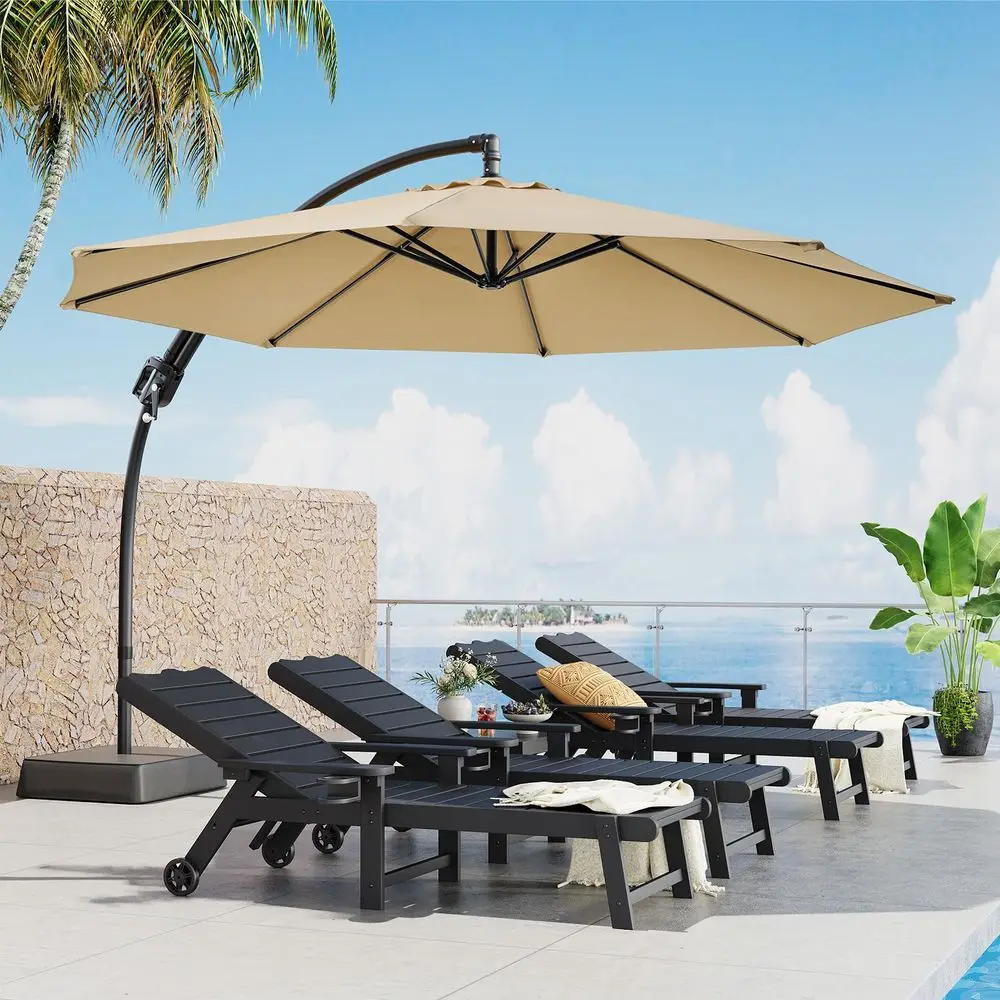Cantilever Umbrella with Base Included, Patio Umbrella with Sandbags Base, Sturdy Cantilever Patio Umbrellas, Outdoor Hangin
Cantilever Umbrella with Base Included, Patio Umbrella with Sandbags Base, Sturdy Cantilever Patio Umbrellas, Outdoor Hangin