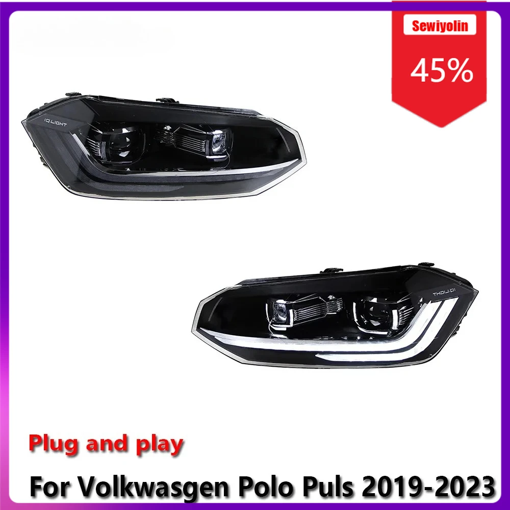 Sewiyolin автомобильные светодиодные фары в сборе для Volkswagen Polo Puls 2019-2023 противотуманные фары DRL тормозной указатель поворота Plug and Play
Sewiyolin автомобильные светодиодные фары в сборе для Volkswagen Polo Puls 2019-2023 противотуманные фары DRL тормозной указатель поворота Plug and Play