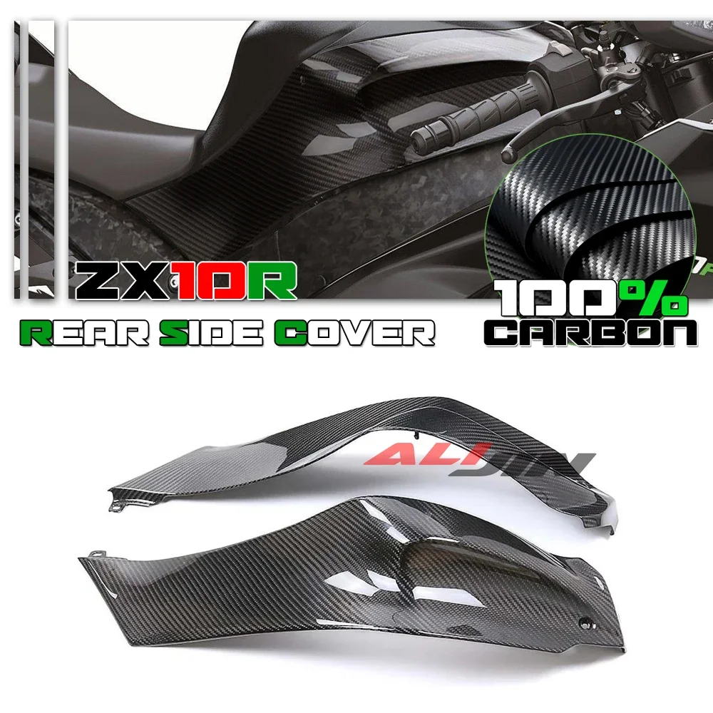 Real Dry 100% Carbon Fiber For KAWASAKI NINJA ZX10R ZX-10R 2016-2024 Motorcycle Tank Side Fairing Cover Protector Panel
Real Dry 100% Carbon Fiber For KAWASAKI NINJA ZX10R ZX-10R 2016-2024 Motorcycle Tank Side Fairing Cover Protector Panel