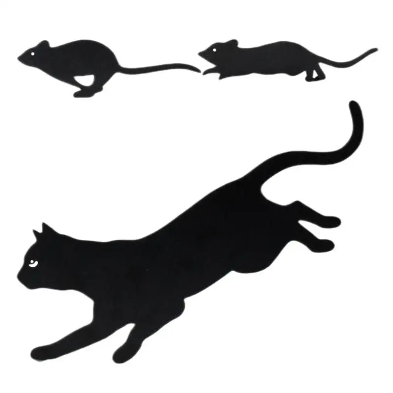 Cat Yard Signs With Stakes 3X Decorative Garden Inserts Chasing Mice Design Outdoor Art For Courtyard Patio Path Metal Animal
Cat Yard Signs With Stakes 3X Decorative Garden Inserts Chasing Mice Design Outdoor Art For Courtyard Patio Path Metal Animal