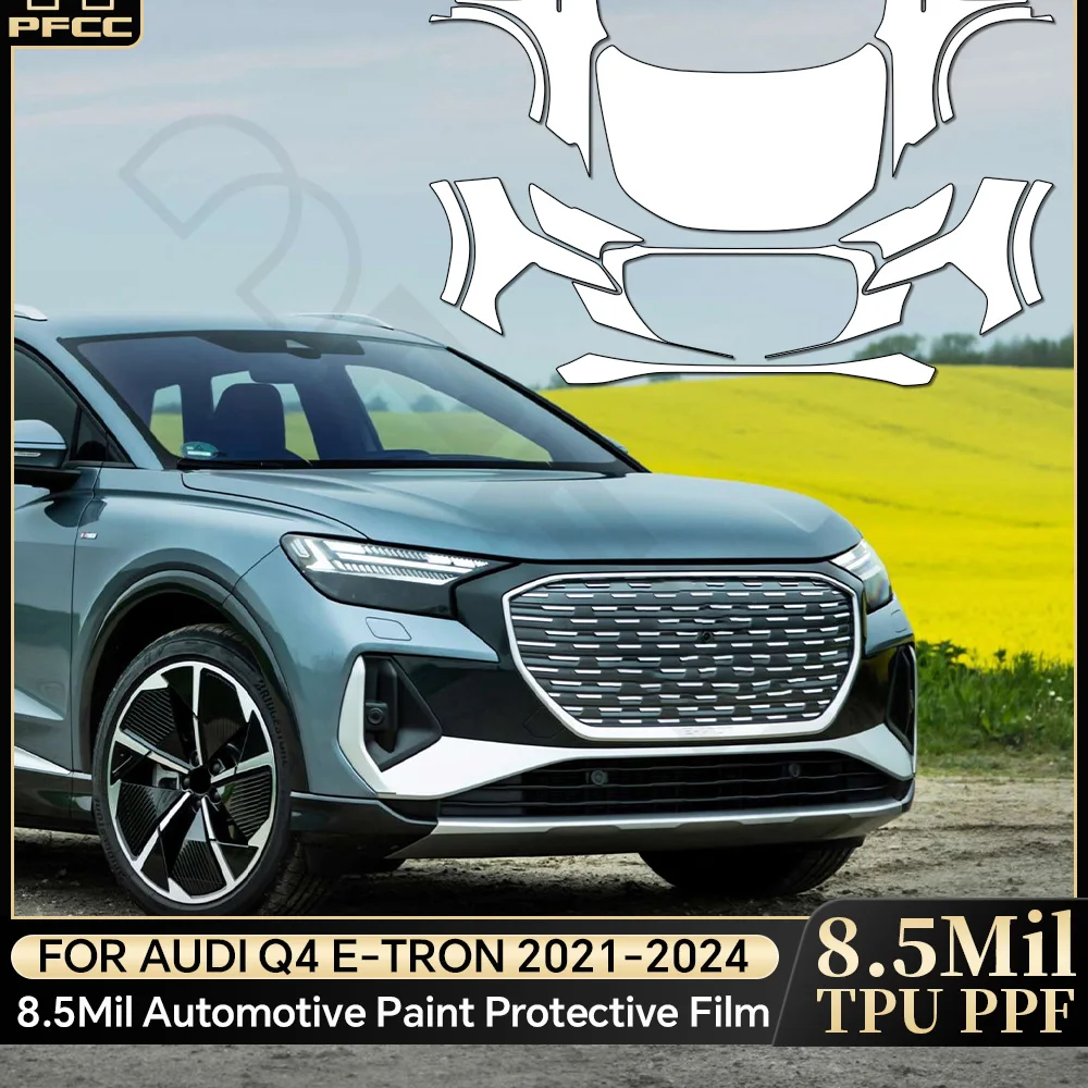 For AUDI Q4 E-TRON 2021-2024 Precut Paint Protective Film TPU Scratch-Resistant Self-Healing Clear Film PPF Car Accessories
For AUDI Q4 E-TRON 2021-2024 Precut Paint Protective Film TPU Scratch-Resistant Self-Healing Clear Film PPF Car Accessories