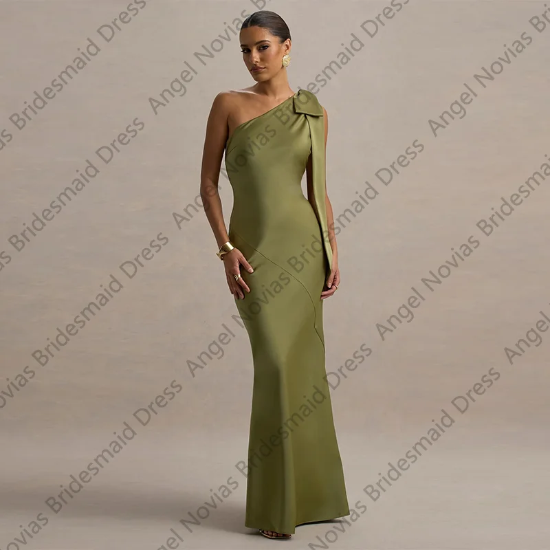 Long Sage Green Bridesmaid Dresses One Shoulder Wedding Party Dress For Woman One Shoulder Elegant Ruched Customized
Long Sage Green Bridesmaid Dresses One Shoulder Wedding Party Dress For Woman One Shoulder Elegant Ruched Customized
