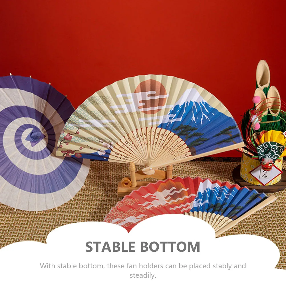 4pcs Wooden Holder Stand Folding Fan Rack Home Decor Display Bracket Home Decor Lightweight Portable Stable Bottom
4pcs Wooden Holder Stand Folding Fan Rack Home Decor Display Bracket Home Decor Lightweight Portable Stable Bottom
