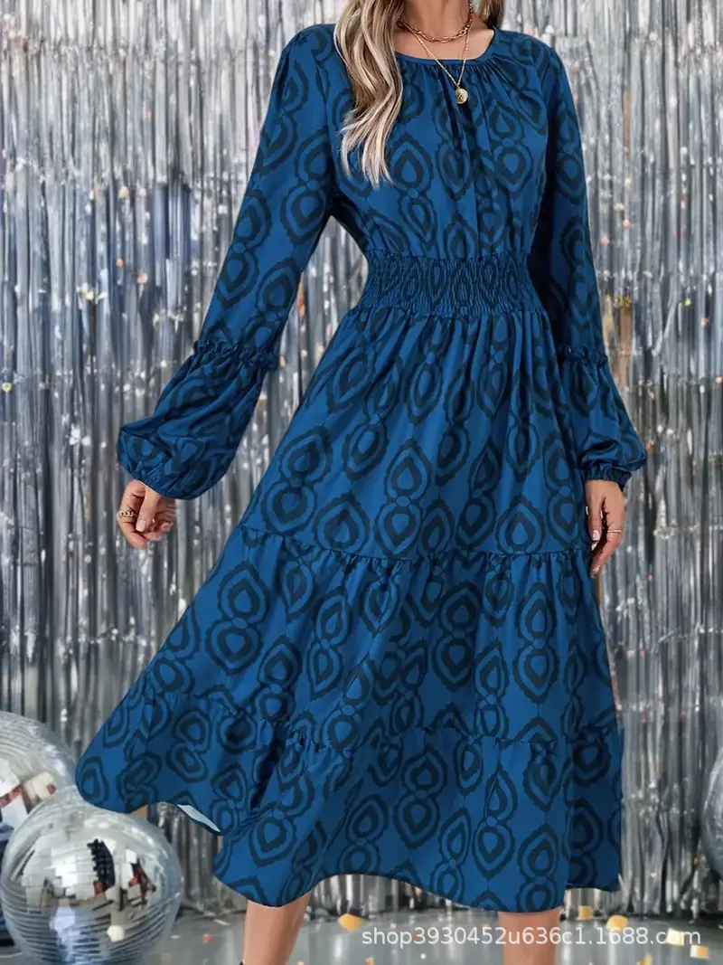 International Dress Casualwear Geometric Patterned Dress Fashionable Long Sleeve Dress Bohemian Romantic Elegant Outfit
International Dress Casualwear Geometric Patterned Dress Fashionable Long Sleeve Dress Bohemian Romantic Elegant Outfit
