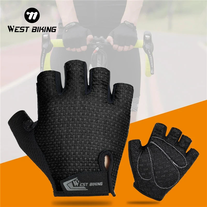 WEST BIKING Cycling Gloves Half Finger Sport Gloves Breathable Summer MTB Mountain Outdoor Fitness Mittens Bicycle Glove Equipme
WEST BIKING Cycling Gloves Half Finger Sport Gloves Breathable Summer MTB Mountain Outdoor Fitness Mittens Bicycle Glove Equipme