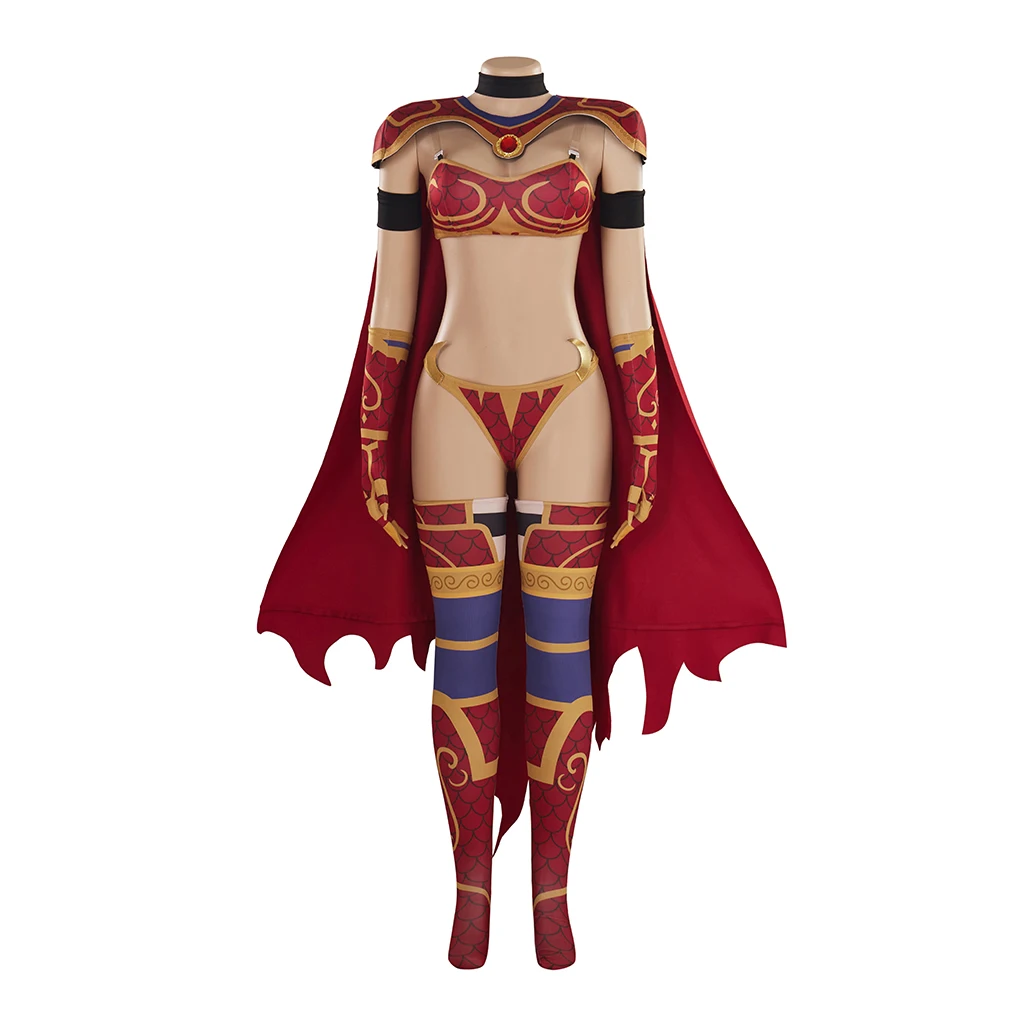 Alexstraszar Cosplay Costume Sexy Red Battle Suit With Cloak Stockings Women Adult Halloween Party Outfits
Alexstraszar Cosplay Costume Sexy Red Battle Suit With Cloak Stockings Women Adult Halloween Party Outfits