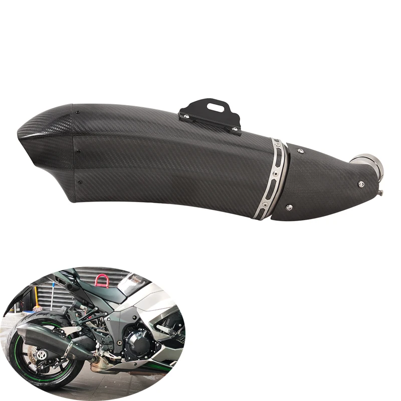 For Kawasaki Ninja 1000SX 2020-2024 Exhaust Tips Motorcycle Dual-outlet Muffler Silencer with DB Killer Real Carbon Fiber Black
For Kawasaki Ninja 1000SX 2020-2024 Exhaust Tips Motorcycle Dual-outlet Muffler Silencer with DB Killer Real Carbon Fiber Black