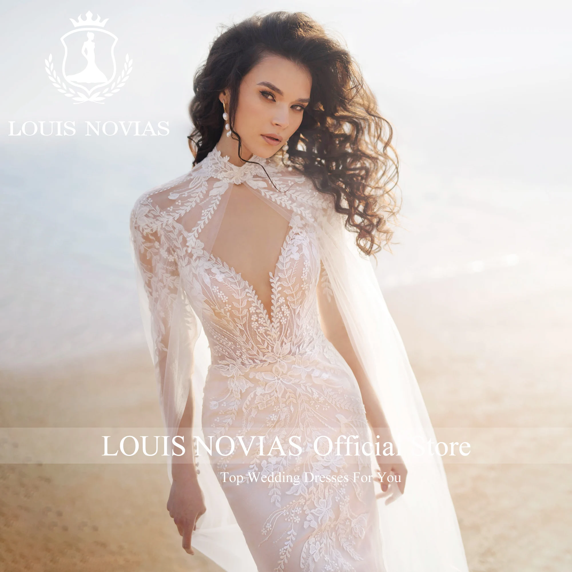 LOUIS NOVIAS 2 IN 1 Elegant Wedding Dresses Floor-Length V-neck Appliques High Quality Graceful Wedding Gown Vestidos De Novia
LOUIS NOVIAS 2 IN 1 Elegant Wedding Dresses Floor-Length V-neck Appliques High Quality Graceful Wedding Gown Vestidos De Novia